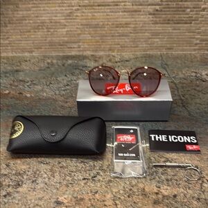 Ray-Ban Red Sunglasses Iconic Accessories